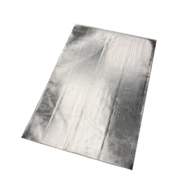 Self-adhesive heat shield (HT), thickness 0,80 mm, sheet dimensions 300 x 450 mm