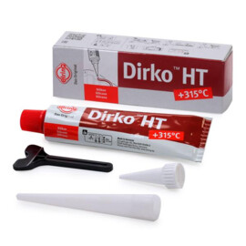 DIRKO HT sealant red ELRING up to 315° degree 70ml silicone motor oil pan  transm